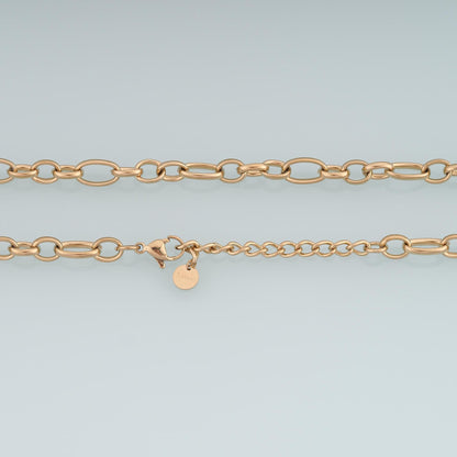 14K Gold Oval Necklace for Jewelry Making
