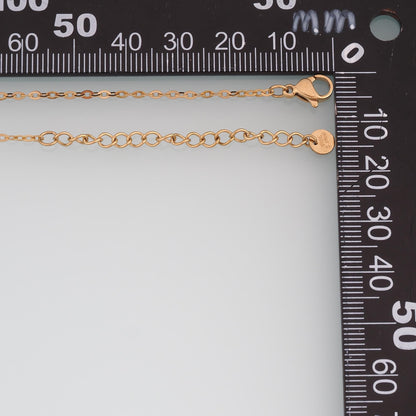 Fine Oval Necklace, 14K Gold Filled Waterproof Non Tarnish Necklace,DIY Everyday Layering Necklace