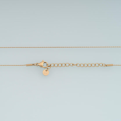 Thin Geometry Necklace, 14K Gold Filled Waterproof Non Tarnish Necklace,DIY Everyday Layering Necklace