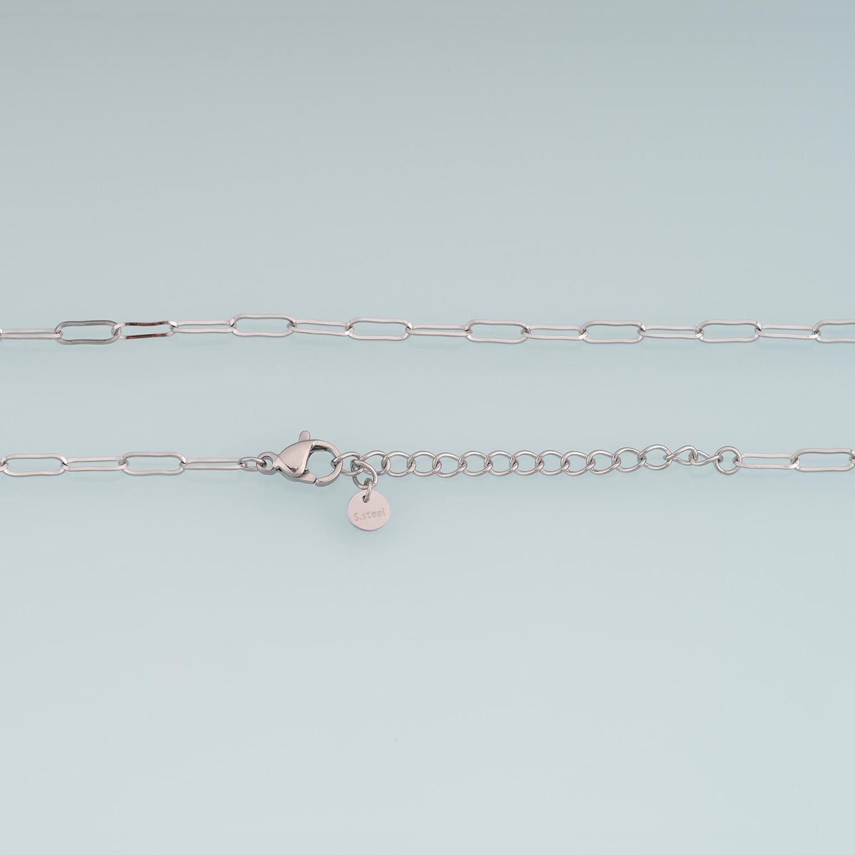Oval Necklace, 14K Gold Filled Waterproof Non Tarnish Necklace,DIY Everyday Layering Necklace