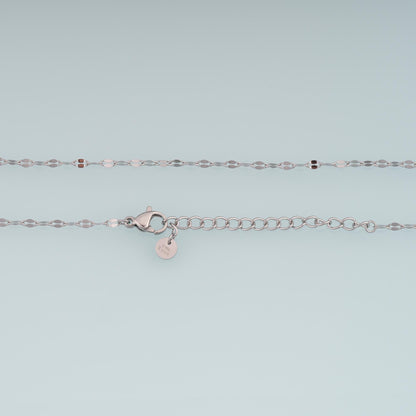 Oval Necklace, 14K Gold Filled Waterproof Non Tarnish Necklace,DIY Everyday Layering Necklace