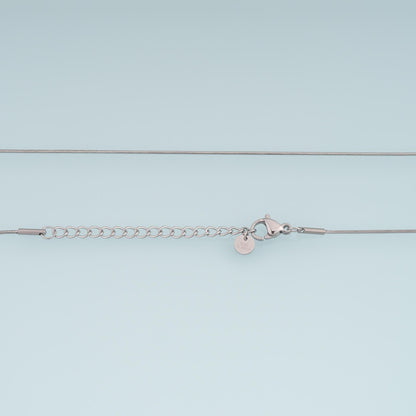 Square Snake Necklace, 14K Gold Filled Waterproof Non Tarnish Necklace,DIY Everyday Layering Necklace