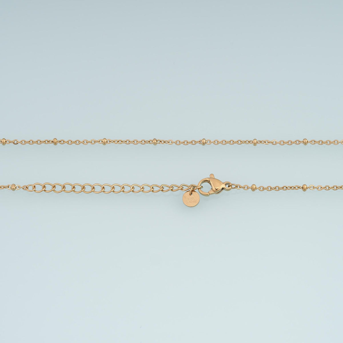 Round Bead Necklace, 14K Gold Filled Waterproof Non Tarnish Necklace,DIY Everyday Layering Necklace