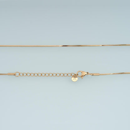 14K Gold Square Necklace for Jewelry Making