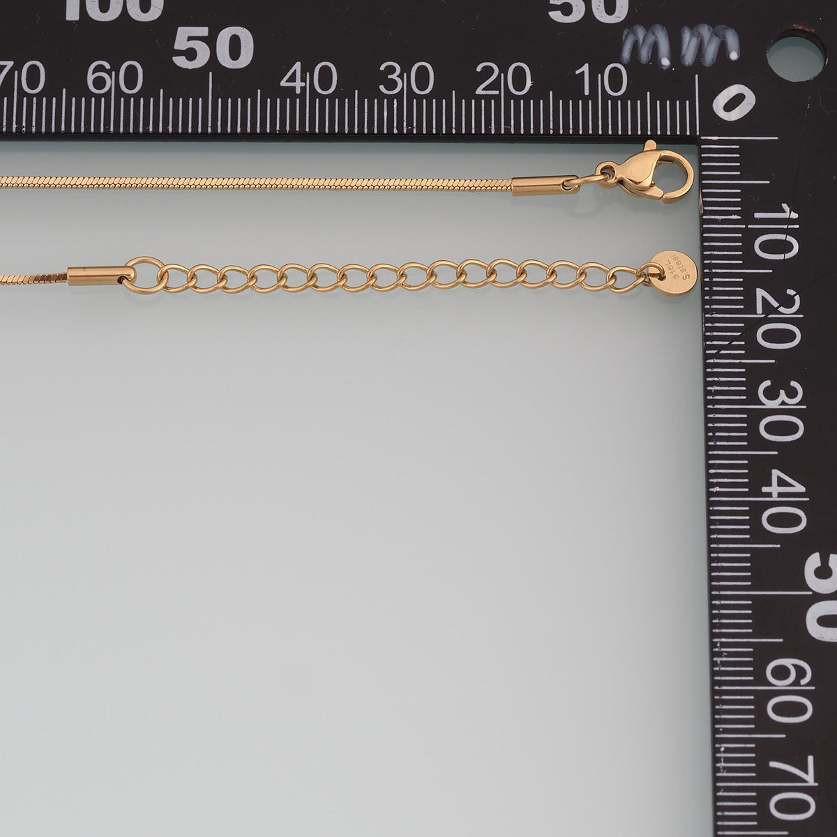 14K Gold Square Necklace for Jewelry Making