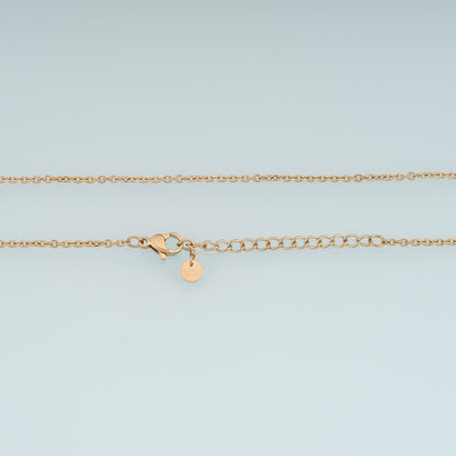 Thin Round Necklace,14K Gold Filled Waterproof Non Tarnish Necklace,DIY Everyday Layering Necklace