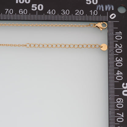 Thin Round Necklace,14K Gold Filled Waterproof Non Tarnish Necklace,DIY Everyday Layering Necklace
