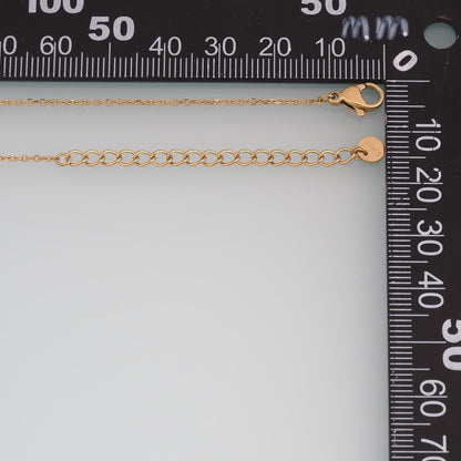 Fine Round Necklace,14K Gold Filled Waterproof Non Tarnish Necklace,DIY Everyday Layering Necklace