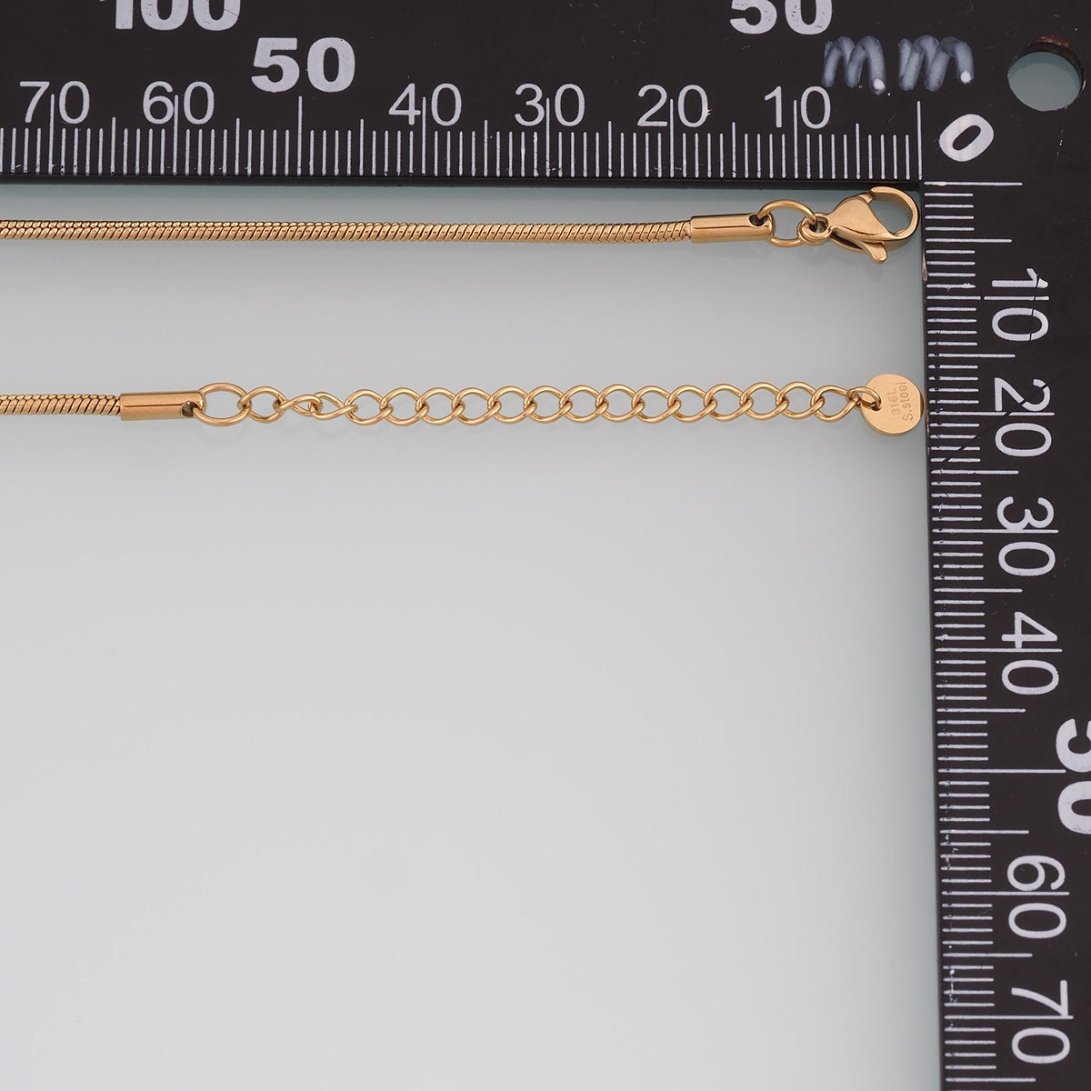Round Snake Bone Necklace,14K Gold Filled Waterproof Non Tarnish Necklace,DIY Everyday Layering Necklace