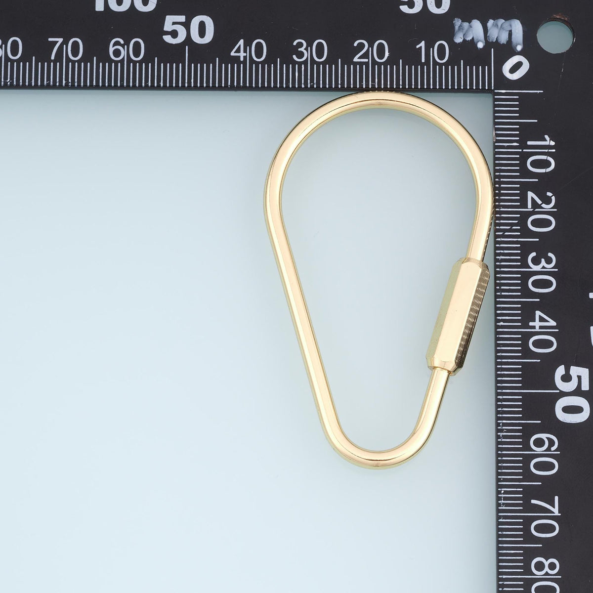 18K Gold Filled Teardrop Clasp for Jewelry Making