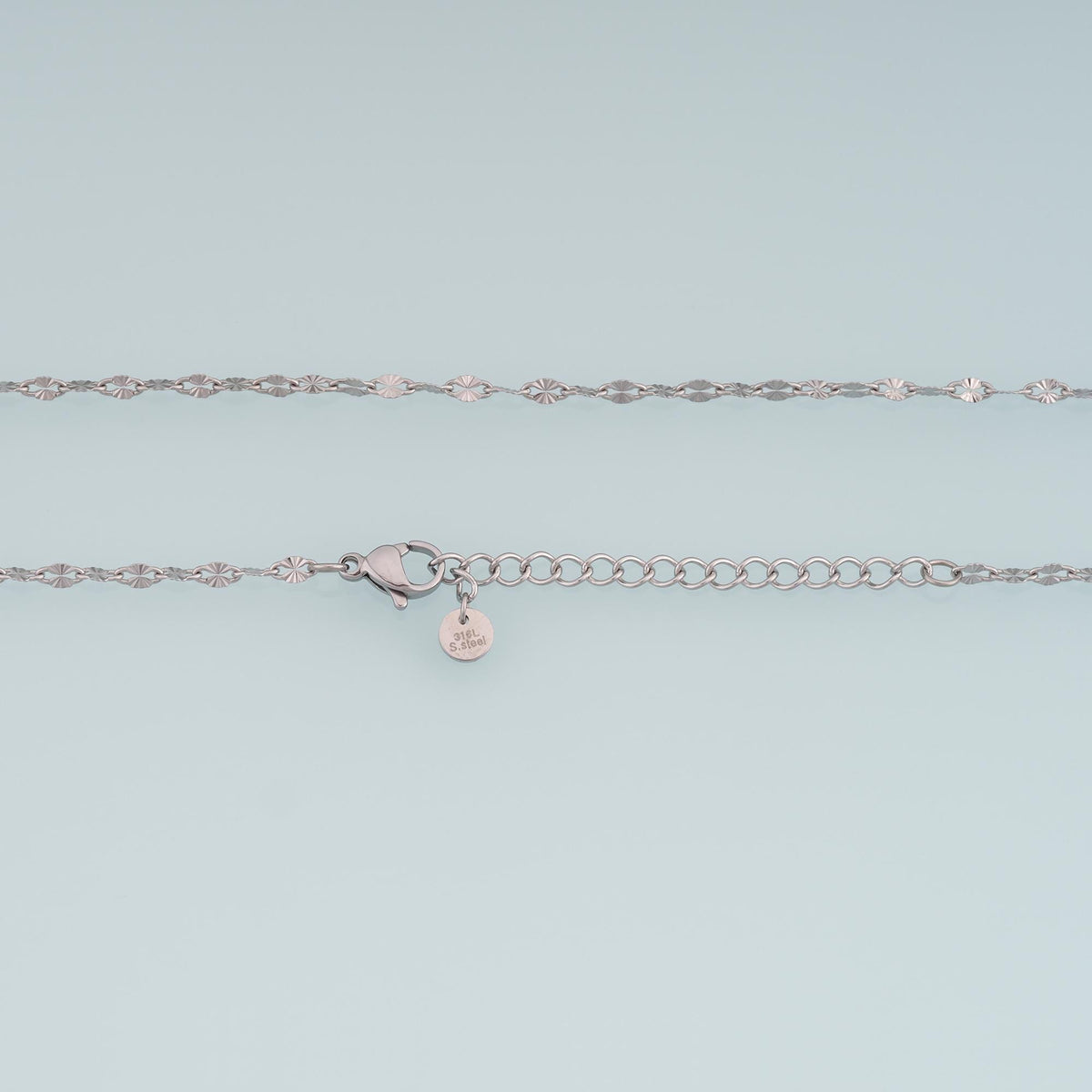Patterned Necklace,14K Gold Filled Waterproof Non Tarnish Necklace,DIY Everyday Layering Necklace