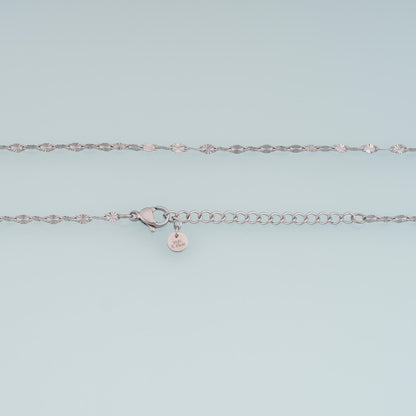 Patterned Necklace,14K Gold Filled Waterproof Non Tarnish Necklace,DIY Everyday Layering Necklace