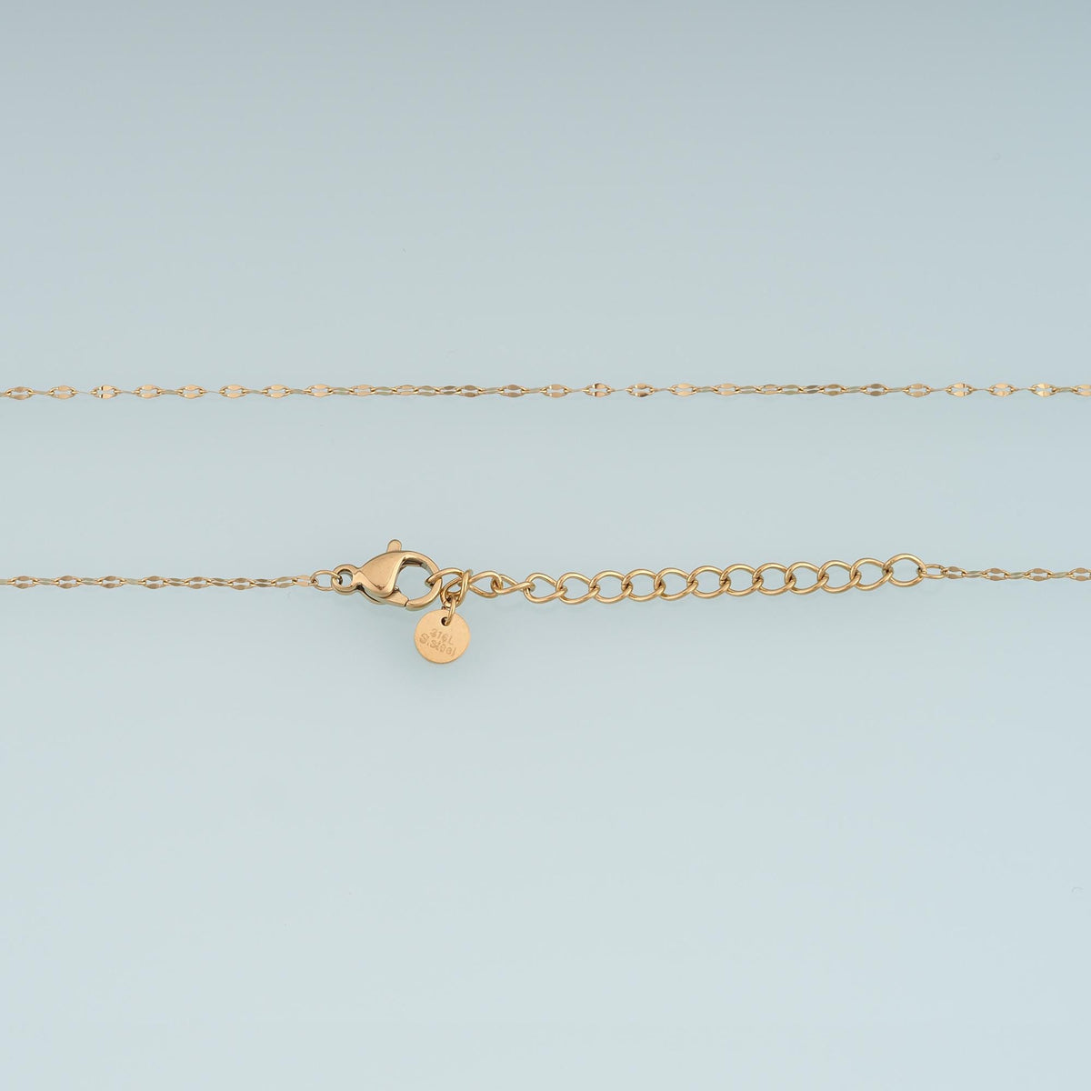 Fine Patterned Necklace,14K Gold Filled Waterproof Non Tarnish Necklace,DIY Everyday Layering Necklace