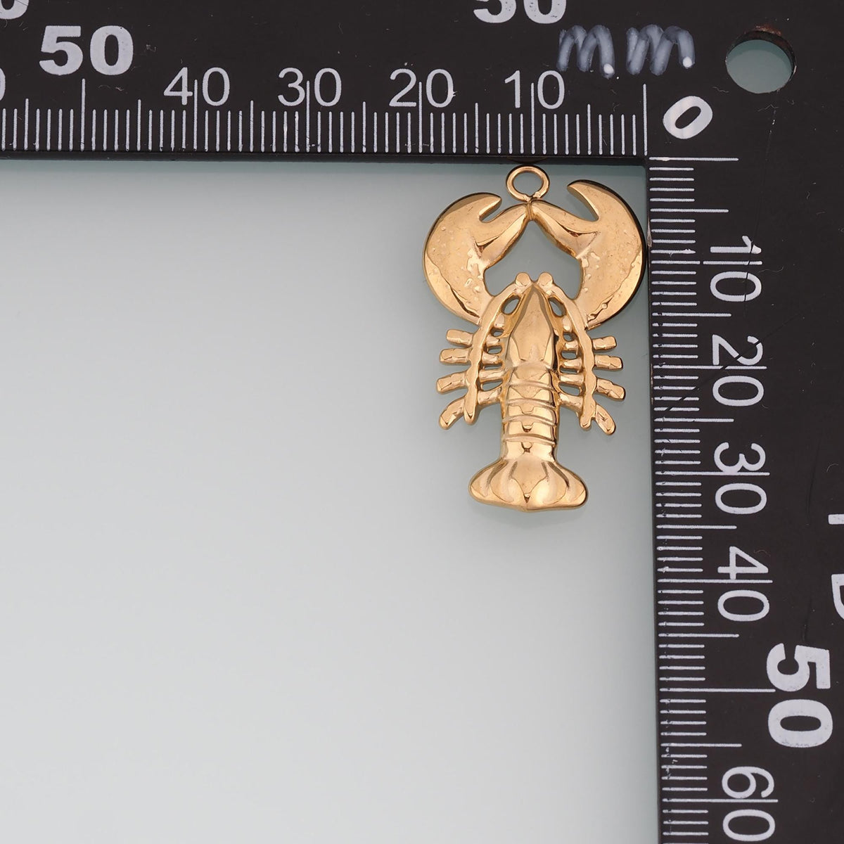 Lobster Pendant,14K Gold Filled Ocean Getaway Style DIY Charm for Necklace Bracelet Making