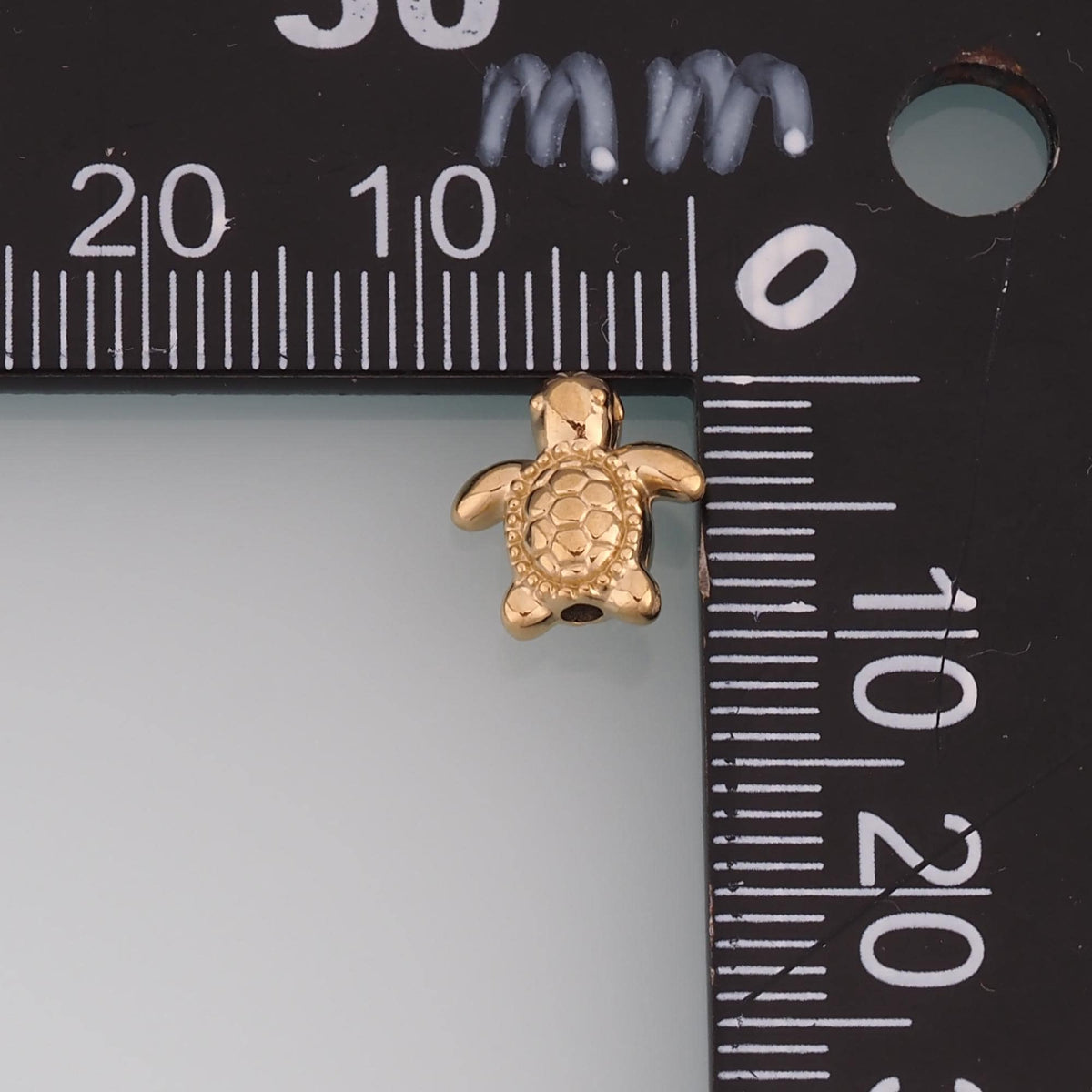 Turtle Spacer Beads Pendant,14K Gold Filled Spacer Beads Charm DIY Charm for Necklace Bracelet Making