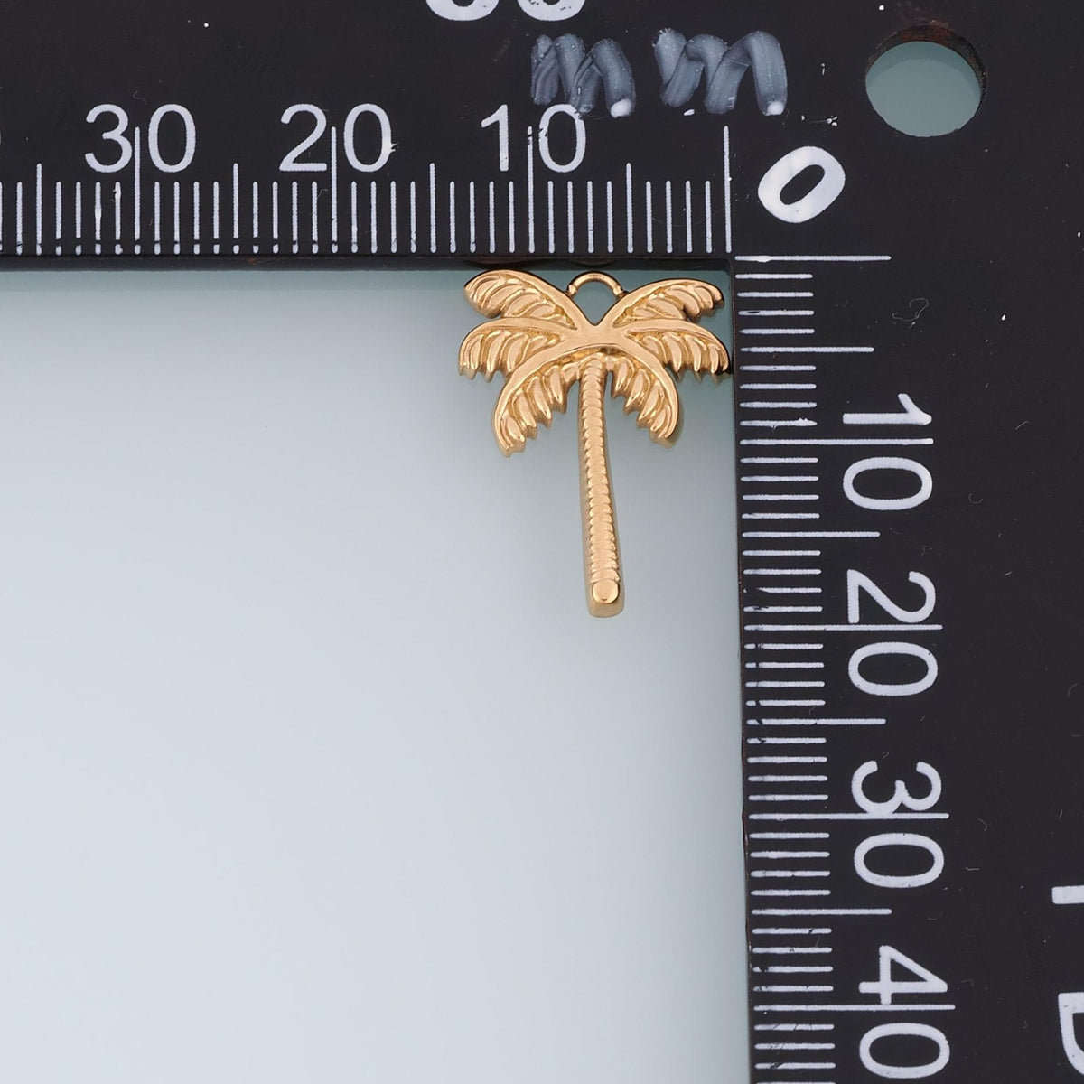 Coconut Tree Pendant,14K Gold Filled Beach Vacation Charm DIY Charm for Necklace Bracelet Making