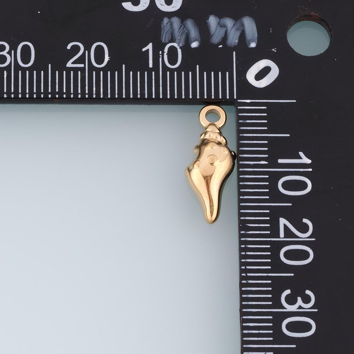 Conch Pendant,14K Gold Filled Ocean Beach Charm DIY Charm for Necklace Bracelet Making