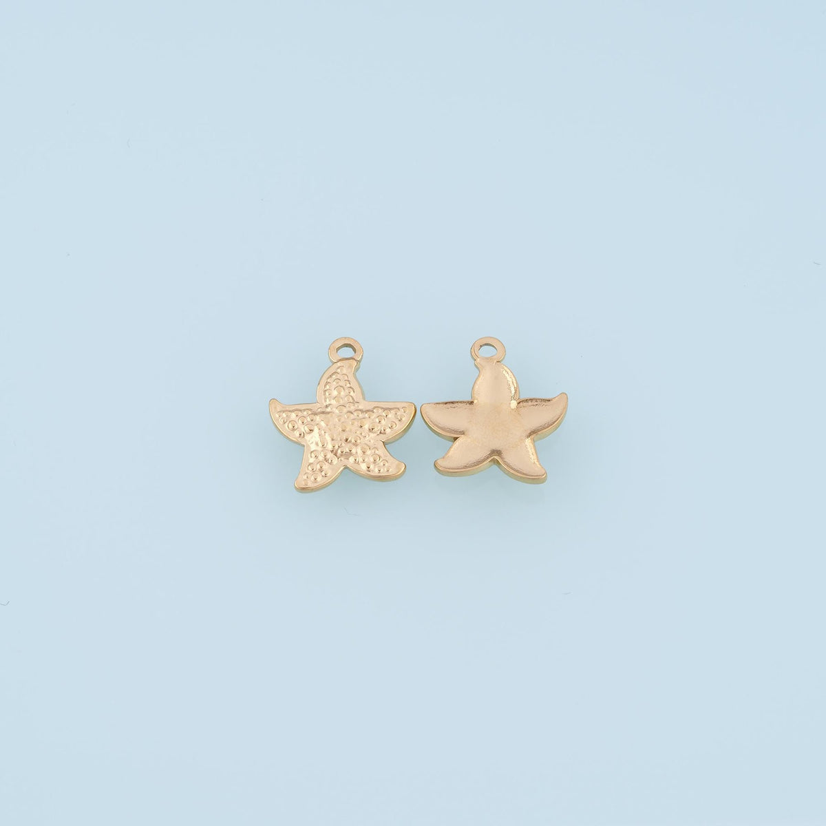 Polka-Dot Mini Starfish Pendant,14K Gold Minimalist Charm DIY Charm for Necklace Bracelet Making