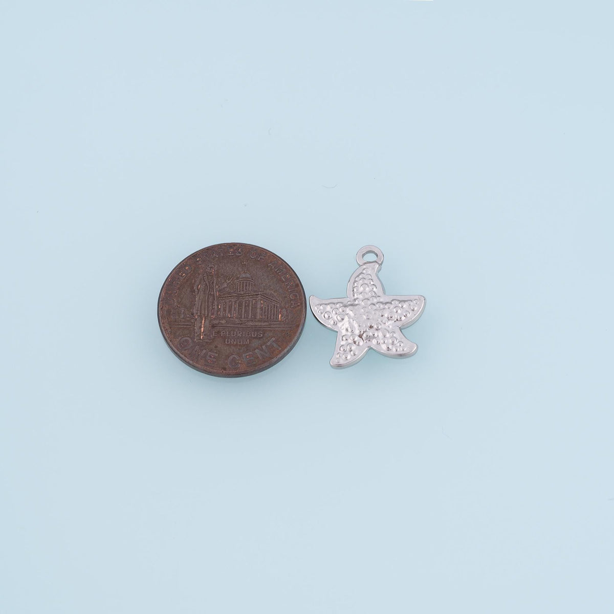 Polka-Dot Mini Starfish Pendant,14K Gold Minimalist Charm DIY Charm for Necklace Bracelet Making