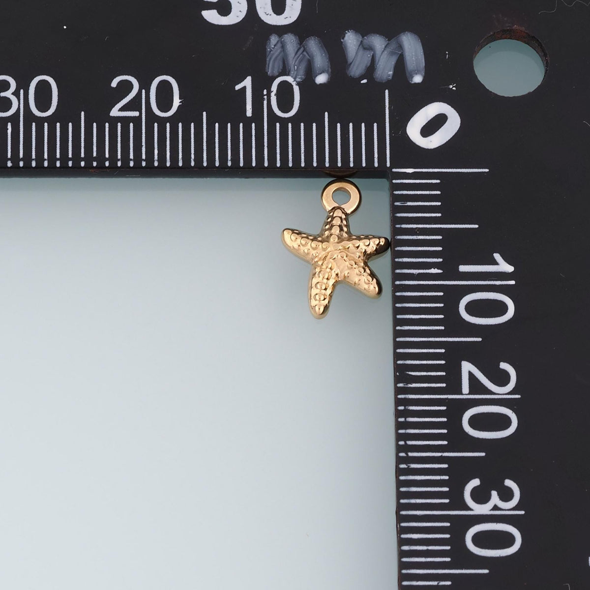 Midline Polka Dot Mini Starfish Pendant,14K Gold Minimalist Charm DIY Charm for Necklace Bracelet Making