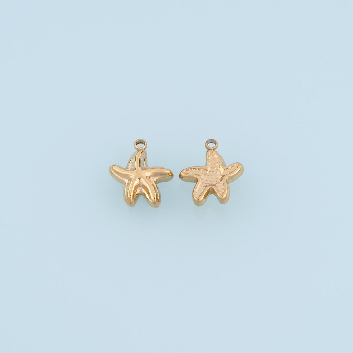 Beckon Mini Starfish Pendant,14K Gold Minimalist Charm DIY Charm for Necklace Bracelet Making