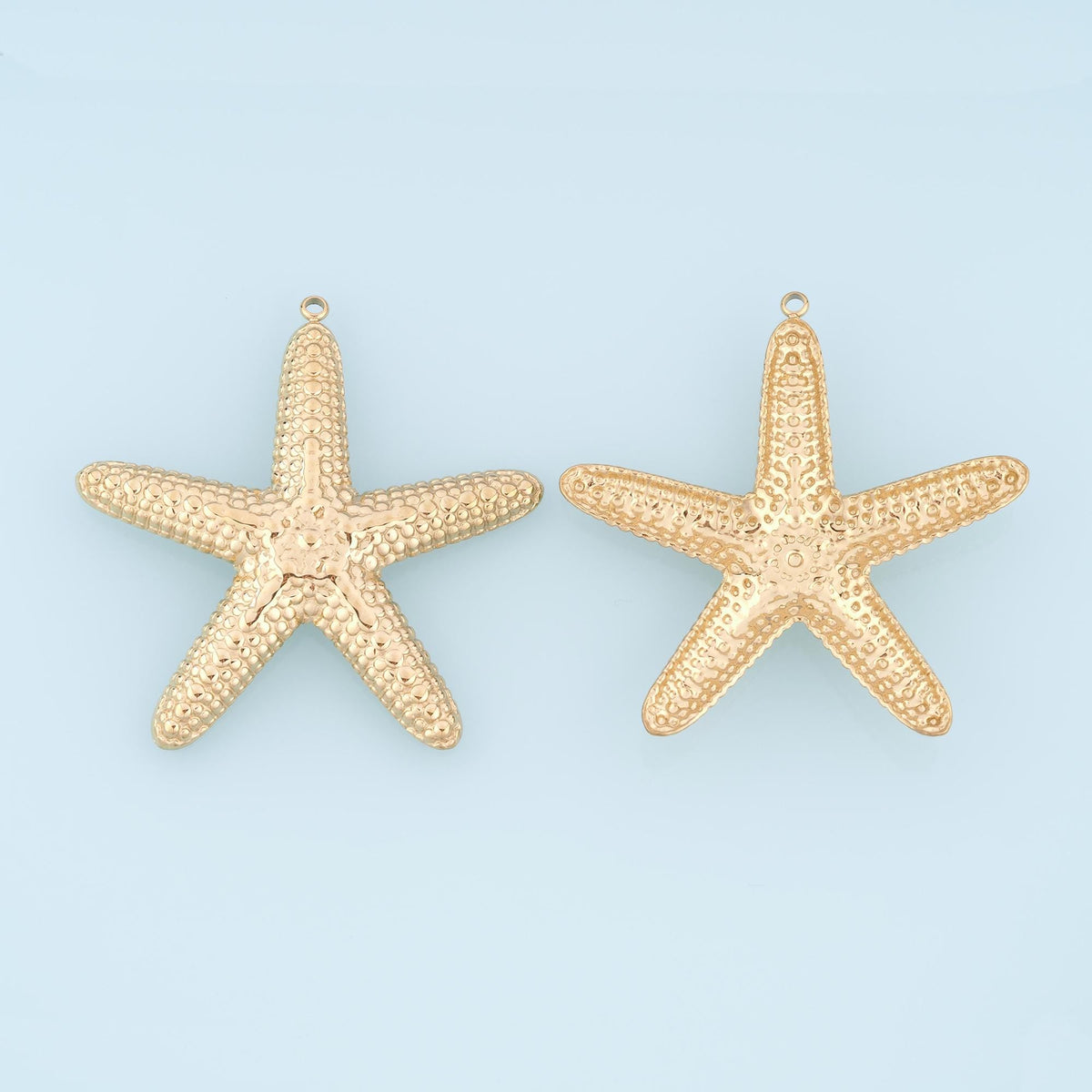 Polka Dots Starfish Pendant,14K Gold Minimalist Charm DIY Charm for Necklace Bracelet Making