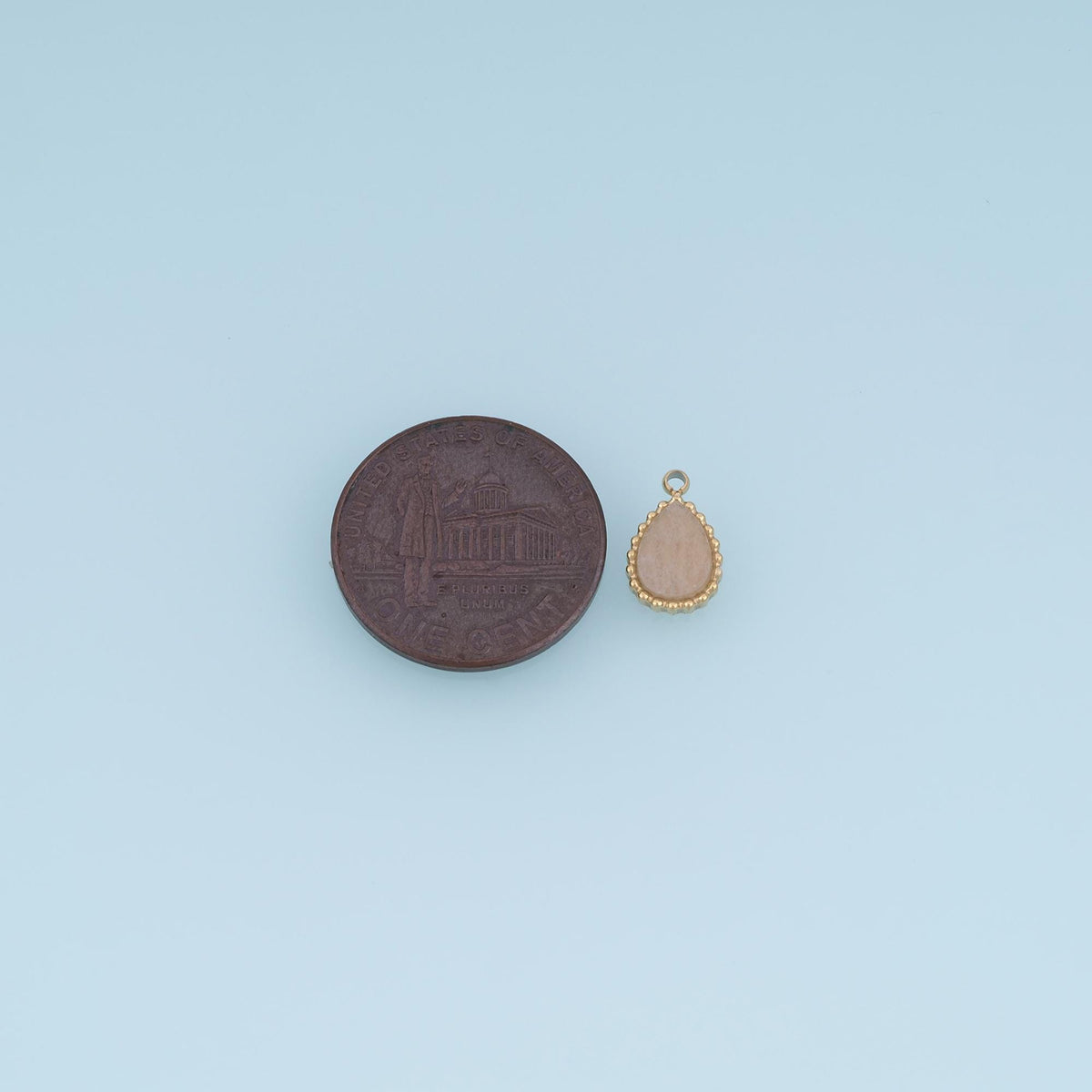 Teardrop Charm Pendant for Jewelry Making