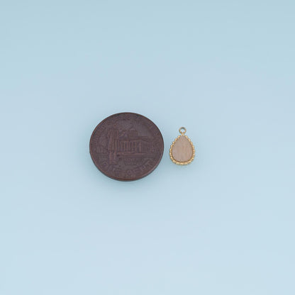 Teardrop Charm Pendant for Jewelry Making
