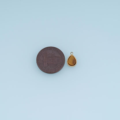 Teardrop Charm Pendant for Jewelry Making