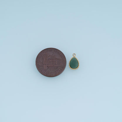 Teardrop Charm Pendant for Jewelry Making