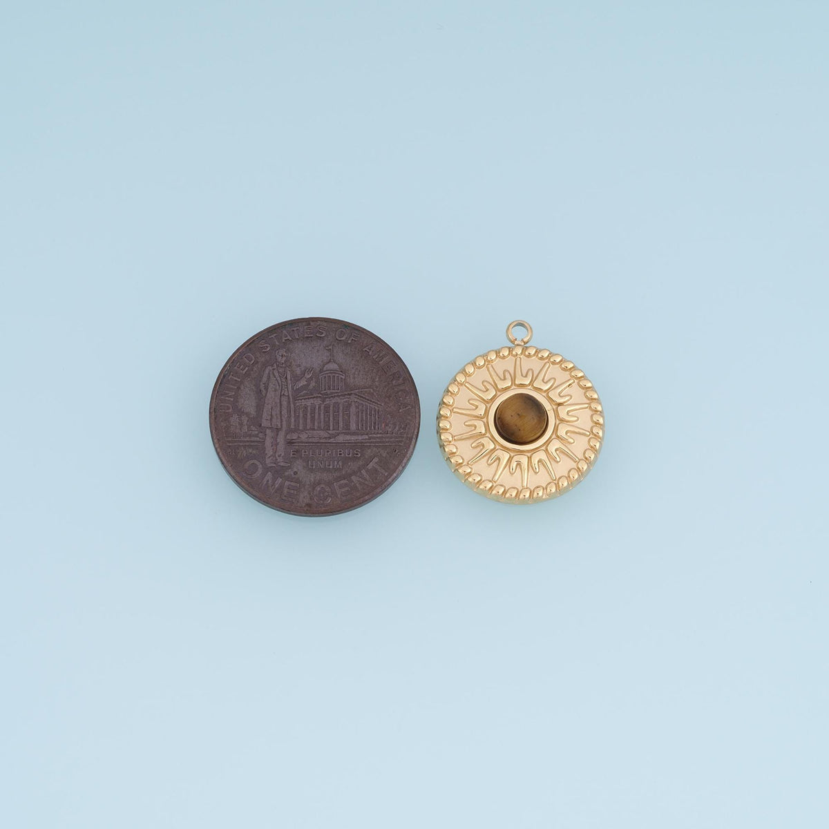Sun Charm Pendant for Jewelry Making