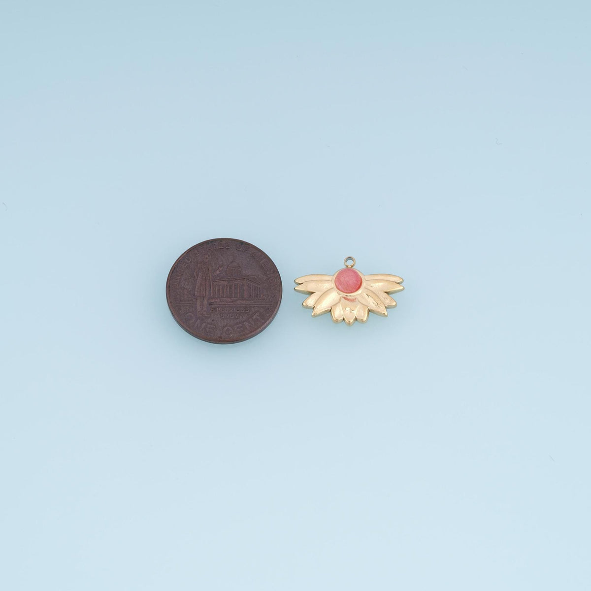 Flower Charm Pendant for Jewelry Making