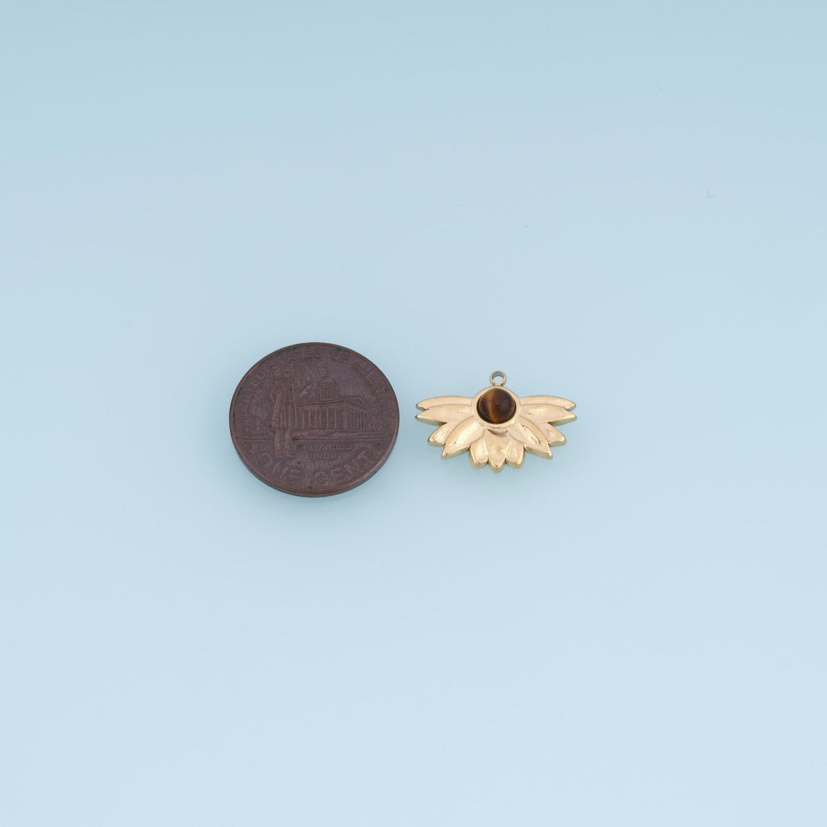 Flower Charm Pendant for Jewelry Making