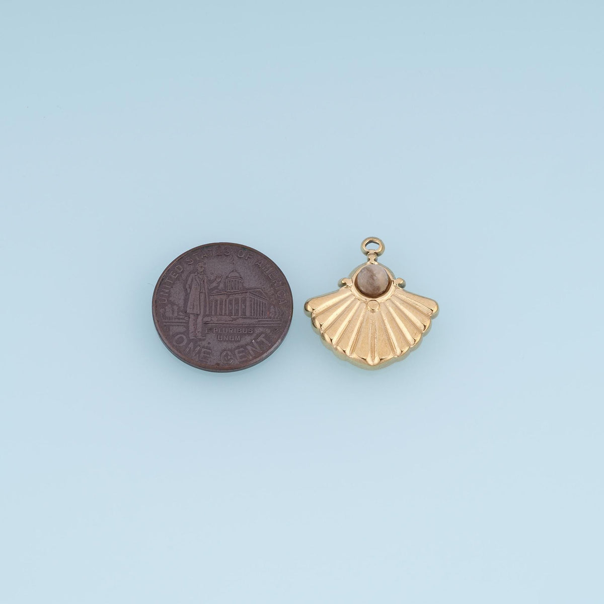 Shell Charm Pendant for Jewelry Making