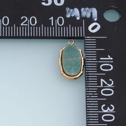 Oval Charm Pendant for Jewelry Making