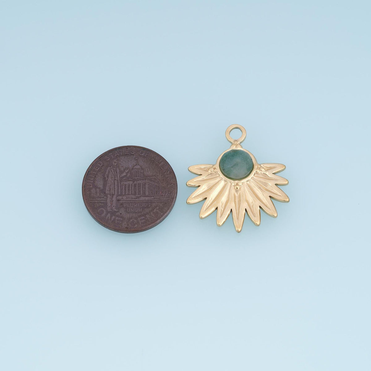 Flower Charm Pendant for Jewelry Making