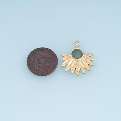 Flower Charm Pendant for Jewelry Making