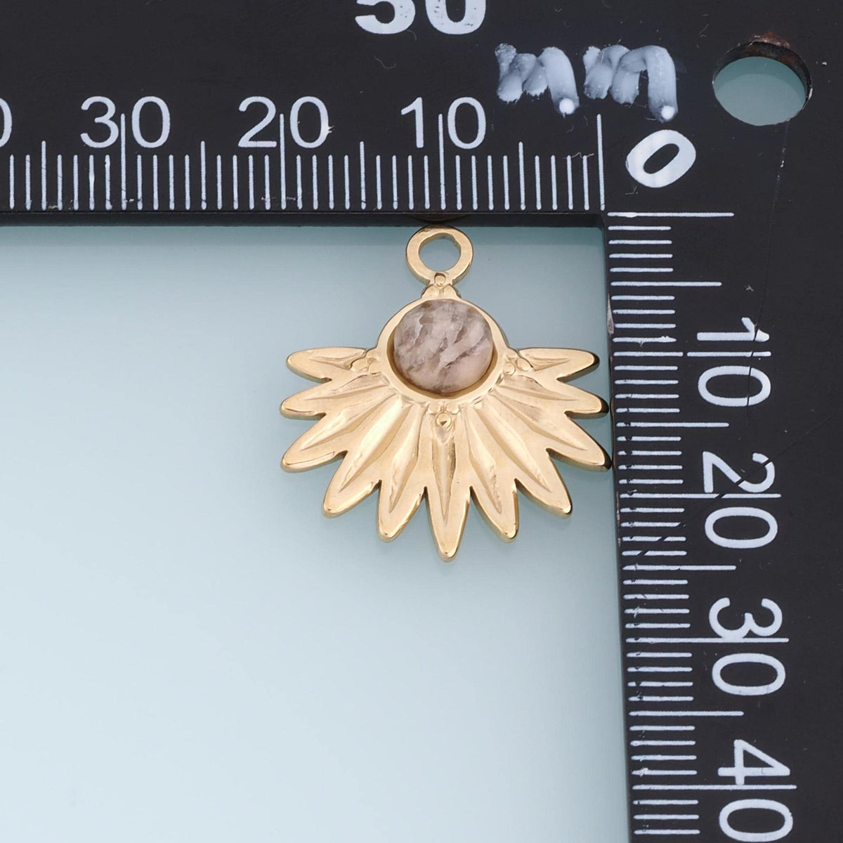 Flower Charm Pendant for Jewelry Making
