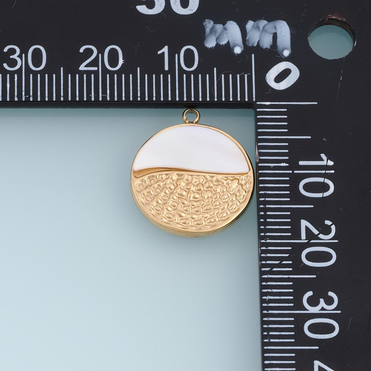Round Charm Pendant for Jewelry Making