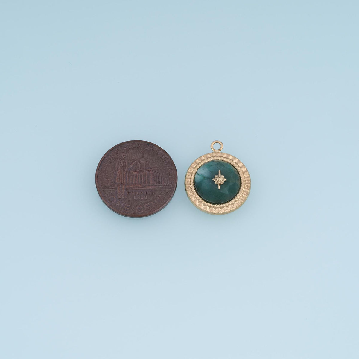 Starburst Charm Pendant for Jewelry Making