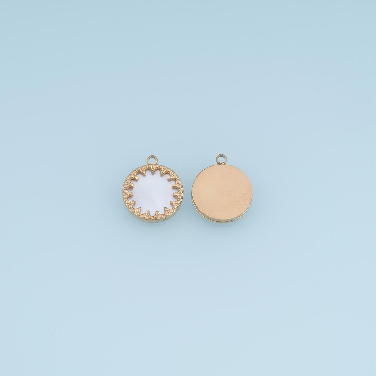 Round Charm Pendant for Jewelry Making