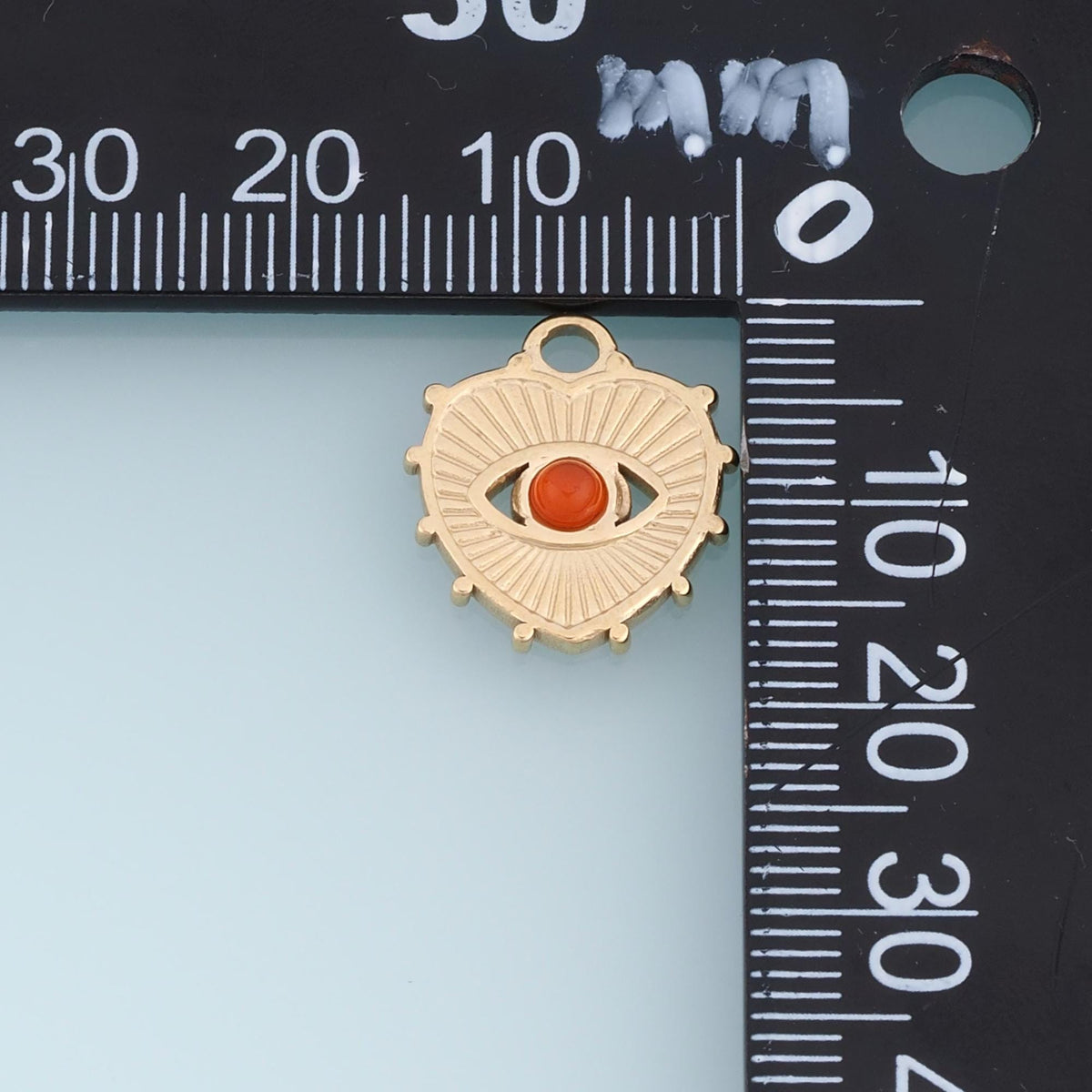 Evil Eye Charm Pendant for Jewelry Making