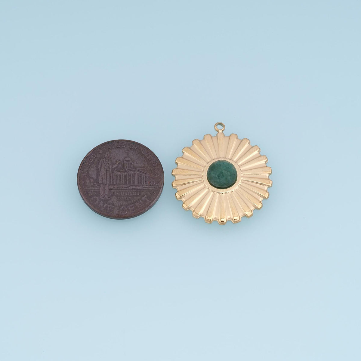 Sun Charm Pendant for Jewelry Making