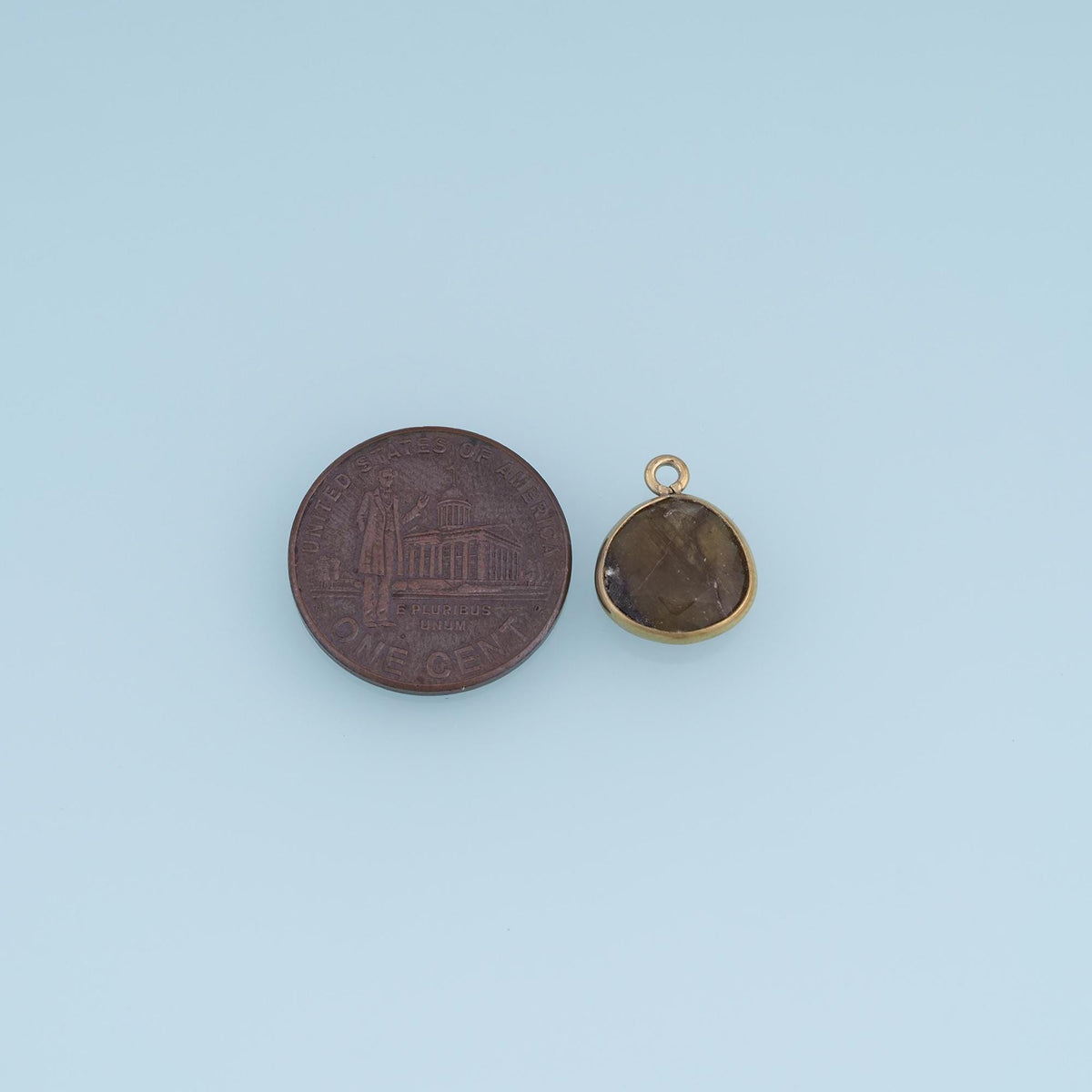 Teardrop Charm Pendant for Jewelry Making