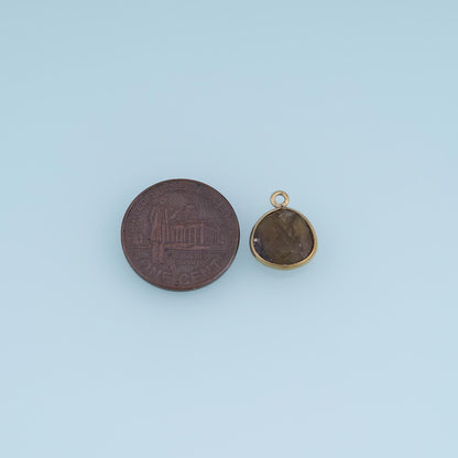 Teardrop Charm Pendant for Jewelry Making