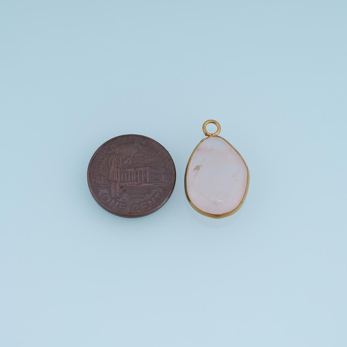 Teardrop Charm Pendant for Jewelry Making
