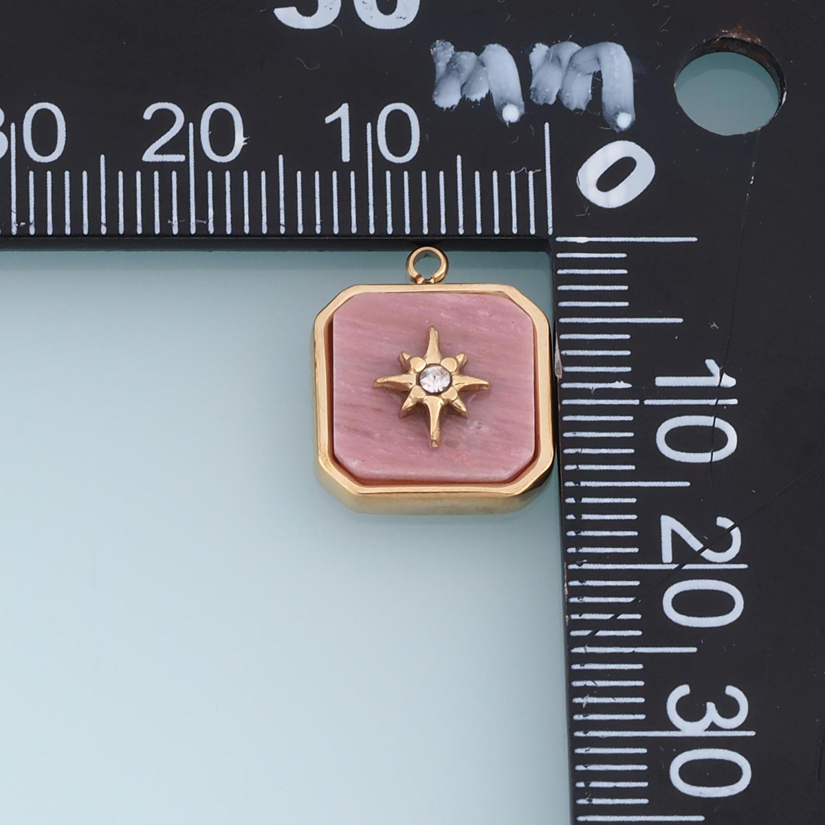 Starburst Charm Pendant for Jewelry Making