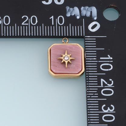 Starburst Charm Pendant for Jewelry Making