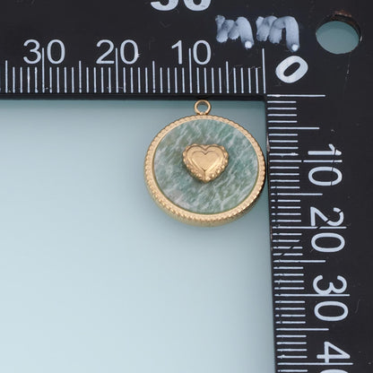 Heart Charm Pendant for Jewelry Making
