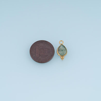 Round Charm Pendant for Jewelry Making